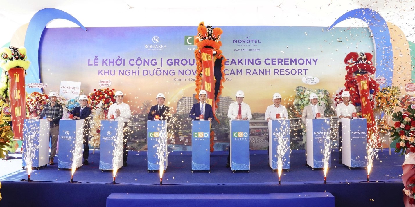 Tập đoàn CEO khởi công Novotel Cam Ranh Resort - Dấu mốc mới trên hành trình kiến tạo chuỗi nghỉ dưỡng 5 sao tại Việt Nam - Tập đoàn CEO